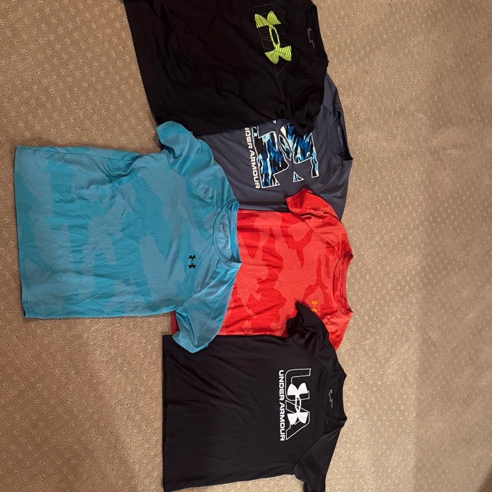 Under Armour Kids' T-Shirt Collection - Black, Blue, Red